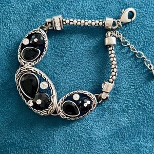 Silver link bracelet